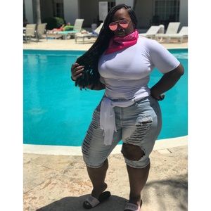 Plus Size Bermuda Shorts
